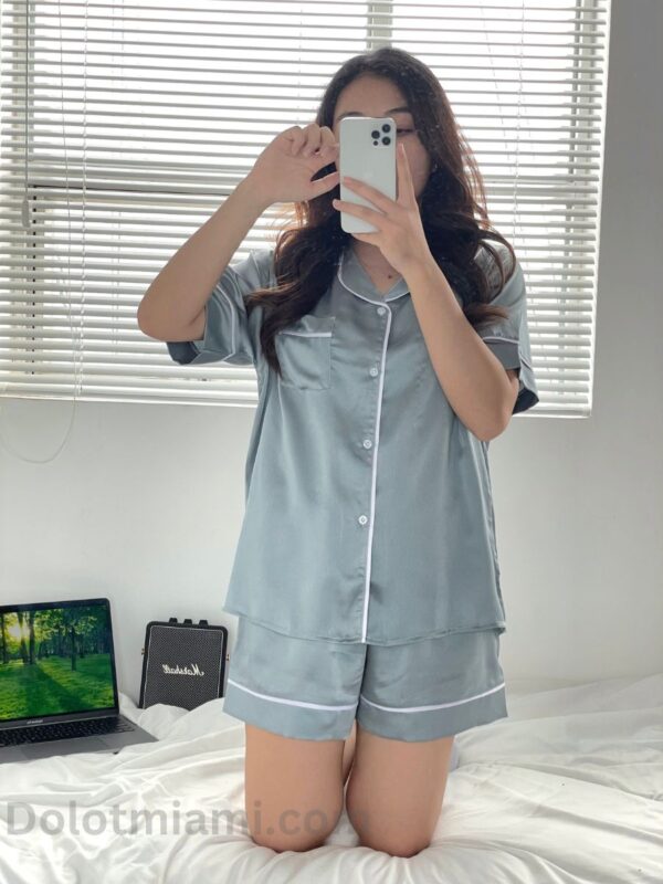 Pyjama xanh ghi 7