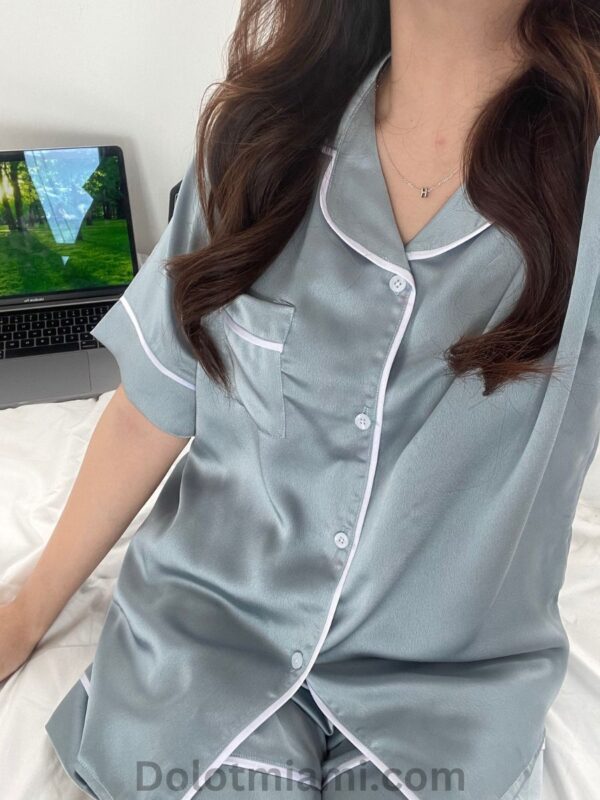 Pyjama xanh ghi 9